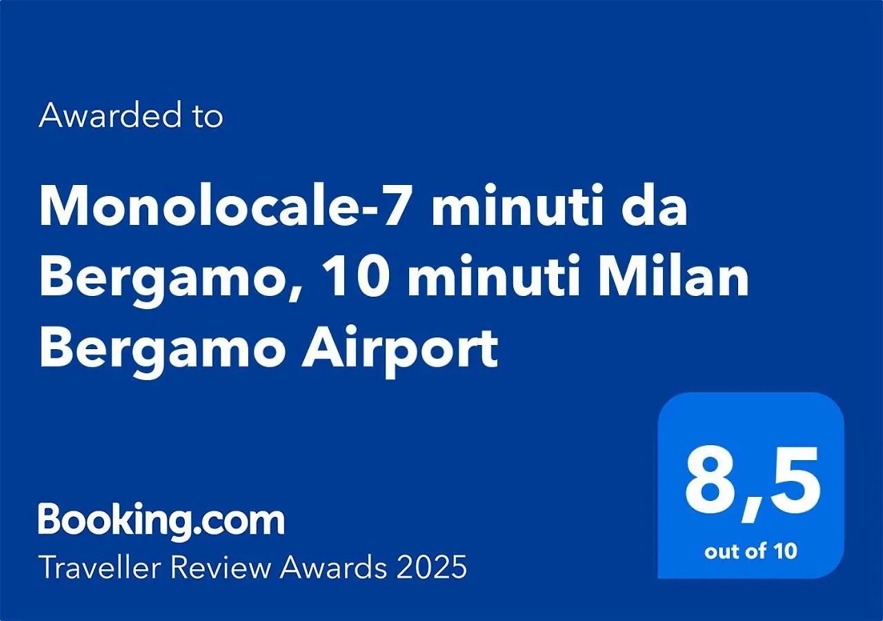 Monolocale-7 Minuti Da Bergamo, 10 Minuti Milan Bergamo Airport Apartman Gorle Olaszország